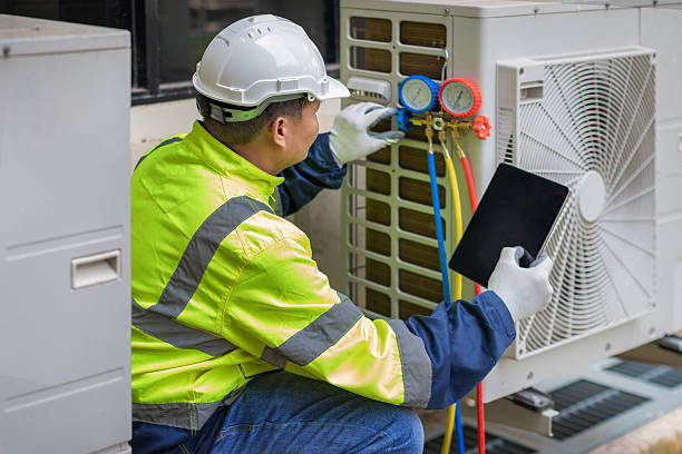 Professional Air Duct Cleaning technician working in Waverly, FL